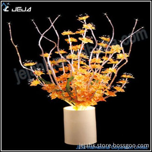 Wedding Table Decoration Artificial Fiber Flower Light